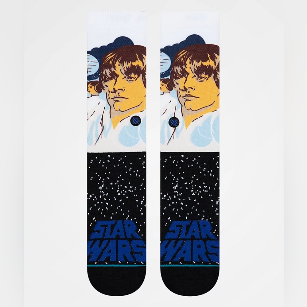 NWT Stance x Star Wars Luke Crew Socks Small